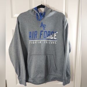 Champion Air Force Fighting Falcons Gray Hoodie Size M